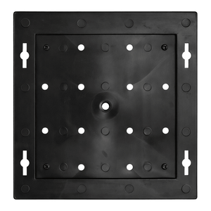 Cadre de signalisation ADA Brady Braille, support mural pour panneau PC 8x8 pouces, pour laboratoires et installations publiques - Product Image 1