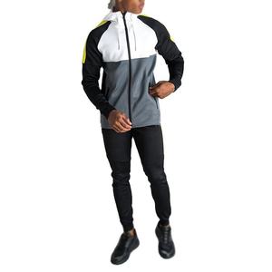 Custom Own Logo Men Running Winter Sports Track Suit Set High Quality Design Your Own Hooded Fleece sweatsuits with panel work - Product Image 6