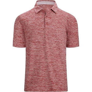 Polo Homme Grande Taille en Coton Satiné 100% Polyester Séchage Rapide à Manches Courtes Col Rabattu Imprimé Couleur Contrastée pour Garçons – Offre Spéciale - Product Image 1