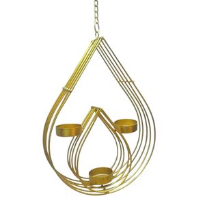 Modern Nordic Gold Leaf Iron Candle Holder Elegant Floral Cutout <b>Tea</b> Light <b>Stand</b> for Living Room and Event Decoration - Product Image 4