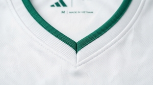 Conjunto de Camiseta de Fútbol a Rayas Blancas y Verdes para Hombre, Manga Corta, Cuello en V, Uniforme Transpirable de Poliéster, Corte Regular, Talla Adulto - Product Image 5