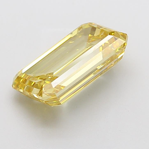 Impresionante Diamante Amarillo de Corte Esmeralda de 7 Quilates |   Diamante Suelto de Corte Escalonado de Color Fantasía Raro para una Obra Maestra de Joyería de Lujo Personalizada - Product Image 6