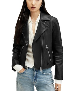New Arrival Women High Quality Biker Genuine Cowhide Leather Hot Fashion Breathable <b>Jacket</b> - Product Image 1