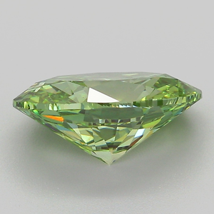 Diamant Gemver Fancy Vert Intense 3 carats, taille ovale, diamant de laboratoire CVD, clarté VS, certifié IGI, 10 Moh's, diamant non monté pour bijoux - Product Image 2