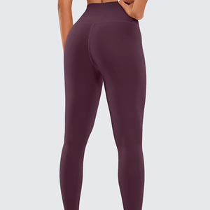 Seamless Mid Waist Casual Cotton Bamboo Gym <b>Leggings</b> Running Tummy <b>Control</b> Butt Lifting Ladies Stretch Yoga <b>Leggings</b> - Product Image 3