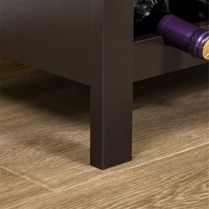 Mobiletto Portabottiglie da Cucina con Design Moderno e Rustico, Caratteristiche Regolabili, Materiale in MDF, Legno di Quercia, Piano in Marmo, Struttura in Metallo - Product Image 4
