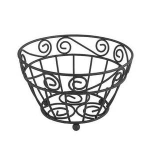 Bol à fruits en métal écologique fait main, design arrondi attrayant avec technique de sculpture, récipient décoratif pour fruits frais - Product Image 2