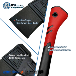 36cm Portable Camping <b>Axe</b> Securely Fixed Grade-A Carbon Steel Head Outdoor Cutting Hiking Universal Adventure Hatchet - Product Image 4