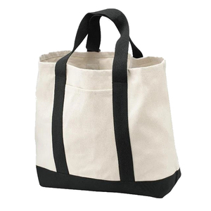 Sac fourre-tout en toile avec poignées robustes et grand espace de rangement, idéal pour transporter des vêtements, des accessoires et des articles quotidiens - Product Image 3