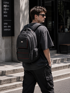 Sac à dos pour ordinateur portable de haute qualité, imperméable, OEM ODM, fabricant personnalisé, EDC, collège, voyage, antivol, panneau solaire USB pour hommes et femmes - Product Image 5