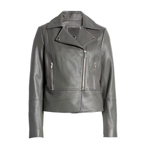 OEM High Quality Women's Coat New Model Casual Black Biker <b>Jacket</b> Zipper Women Coats PU <b>Leather</b> <b>Jacket</b> European American Women's - Product Image 3