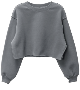 Wholesale SBEA IMPEX Girls' <b>Cropped</b> Hoodie Short Sleeve Fleece Sweatshirt Casual Oversized Pullover Simple Eco-Friendly OEM ODM - Product Image 1