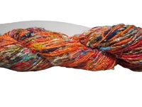 Fil de soie ou de viscose de banane recyclé Fil de vrac en gros pour tricoter Tissage art et artisanat fil écologique et durable