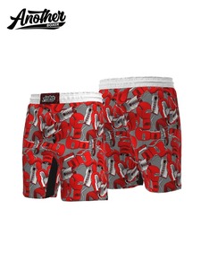 Pantalones Cortos de MMA para Hombre, Diseño Desgastado, Cintura Elástica, para Entrenamiento de Gimnasio, Kickboxing, Ligeros, de Secado Rápido, Coloridos, para Artes Marciales Mixtas - Product Image 2