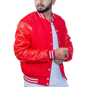 Blouson universitaire à capuche pour homme adulte, col rabattu, style baseball, avec logo brodé en chenille sur le devant, idéal pour l'hiver - Product Image 3