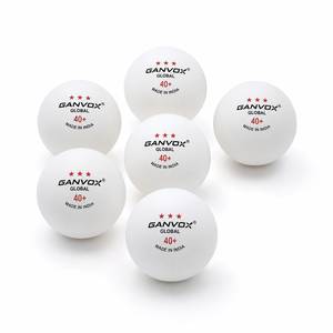 Custom GANVOX GLOBAL 3 Star 40mm ABS Standard 2.7g <b>Table</b> <b>Tennis</b> Balls High Elasticity Durable Sports Training Competition 6/12 - Product Image 1
