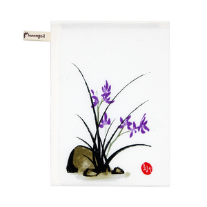 Toalla Hwangsil K Sagunga con Motivo de Cuatro Plantas Graciosas, Toalla de Mano Tejida de Algodón Premium para Baño - Product Image 5
