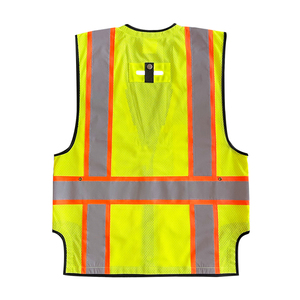 Veste de sécurité réfléchissante OEM imperméable en gros, plusieurs tailles, avec plusieurs poches - Product Image 4