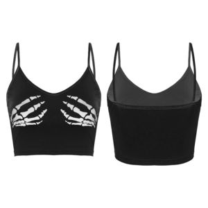 Top Deportivo Corto de Algodón Personalizado al por Mayor para Mujer, Ropa de Gimnasio de Alta Calidad, Top Deportivo Corto sin Espalda Más Vendido - Product Image 4