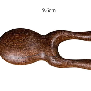 Eco-Friendly Rustic Wooden Gua Sha <b>Face</b> Massager with Solid Acacia Wood Crafts for Muscle Relaxation-New Year Gift - Product Image 1