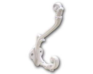 Crochets muraux rustiques vintage en fer forgé, robustes, gain de place, revêtement noir, écologiques, pour vêtements, maison et salon - Product Image 3