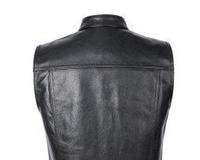 Gilet de moto en cuir véritable pour homme, fait main, style western, toutes saisons, fabricant et fournisseur