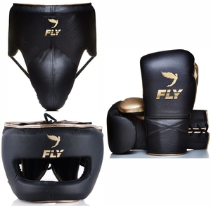 Ensemble de boxe professionnel en cuir 100 % authentique, fabriqué en usine, pour la compétition et l'entraînement, le plus vendu - Product Image 1