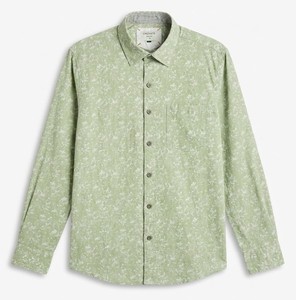 Camisa Casual de Hombre Enovate con Estampado Floral, 100% Algodón, ODM, Manga Larga, Cuello Clásico, Transpirable, Popelina, Verano - Product Image 1