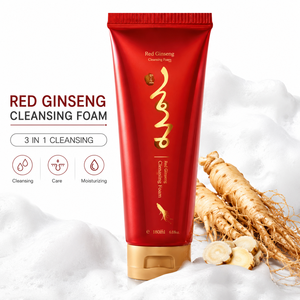 Red Ginseng Cleansing Foam Deep Cleansing Facial Cleanser Korean Skincare - Product Image 1