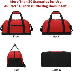 กระเป๋าออกกำลังกายและเดินทางขนาดใหญ่แบบกำหนดเองของ NESTA SPORTS กระเป๋าเดินทางกีฬาแบบกันน้ำสำหรับทุกเพศ พกพาสะดวก พร้อมโลโก้พิมพ์ - Product Image 4