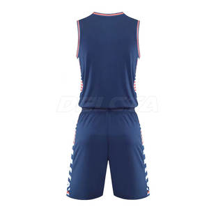 Uniforme de Baloncesto de Buena Calidad, Uniforme de Baloncesto de Secado Rápido, Uniforme de Equipo de Baloncesto sin Mangas - Product Image 3