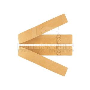 Sangles de levage robustes en cuir personnalisables avec logo sur mesure pour les exercices de soulevé de terre et de tirage – Ajustement sécurisé pour la salle de sport - Product Image 2