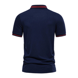 เสื้อเชิ้ตผ้าแคนวาสสีพื้นคุณภาพสูงสำหรับผู้ชาย สวมใส่สบาย ไซส์ใหญ่พิเศษ เหมาะสำหรับฤดูร้อน รับสั่งทำสีและโลโก้ส่วนตัว - Product Image 2
