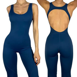 Combinaison une pièce personnalisée pour femme, avec design par sublimation et coussinets de poitrine amovibles, idéale pour la gym, le fitness et l'entraînement sportif - Product Image 1