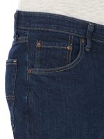 Jean en denim vintage de haute qualité pour homme, taille mi-haute élastique, coupe confortable, style streetwear, délavé, 100 % coton, vente en gros