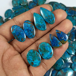 Pierre de Shattuckite en paire, pierres précieuses brutes, cabochons naturels, pierres à facettes, fournisseur de cristaux, vente en gros en vrac - Product Image 4