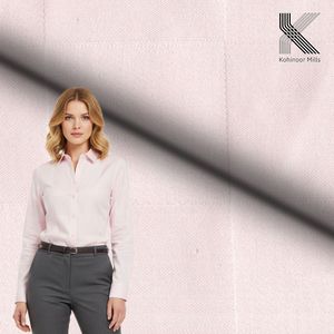 Tissu de chemise uni 100 % coton tissé respirant biologique en gros pour usine - Product Image 2