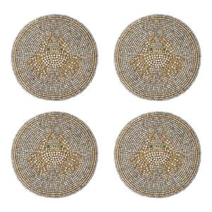 Posavasos con Cuentas, Patrones Geométricos, Interiores Modernos, Origen Ético, Vida Ecológica, Cuentas Elegantes, Vidrio Impermeable - Product Image 2