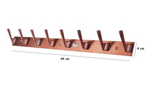 Perchero de Pared de Metal Rústico con 8 Ganchos, Resistente, para Guardar Ropa, Vestidos, Chaquetas y Bufandas - Product Image 3