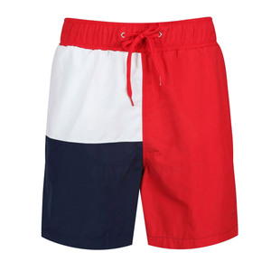 Shorts de bain personnalisés avec logo, pour l'été, avec cordon de serrage, en coton respirant, pour hommes - Product Image 1