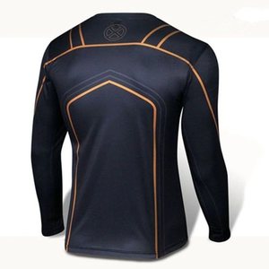 Nouveau T-shirt de sport pour adultes sur le thème des X-Men, à manches longues, grande taille, coupe ample, respirant, séchage rapide, tricoté - Product Image 2