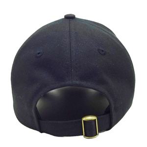 หมวกแก๊ปเบสบอลปักลายมี6แผงหมวกโครงสร้าง Gorras ปีกโค้งปรับได้หัวเข็มขัดแบบสไลด์สีดำสำหรับ3D - Product Image 4