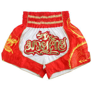 Pantalones Cortos de Muay Thai Personalizados, Pantalones Cortos de Boxeo Tradicionales de Satén, Unisex, para Entrenamiento de Artes Marciales, Diseño de Sublimación OEM - Product Image 1