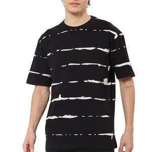 Camiseta Oversize Hecha en Pakistán, 100% Algodón, Corte Holgado, Estampada, Transpirable, para Hombre - Product Image 1