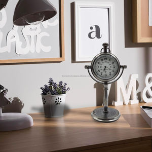 Antique Brass Nautical Desk <b>Clock</b> Unique Gift Ideas for Men & Women Analog <b>Table</b> <b>Clock</b> Engraved Shelf <b>Clock</b> - Product Image 6