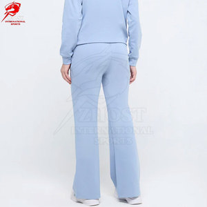 Pantalon de survêtement évasé décontracté pour femme, idéal pour le yoga et les tenues décontractées modernes - Product Image 4