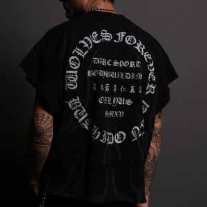 Camisas de manga corta para hombre, color negro, diseño único, fabricadas a medida, con precio de mayoreo, del mejor proveedor. - Product Image 4