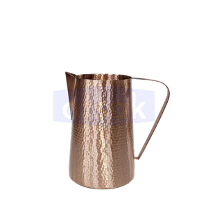 Classic Eco-Friendly Pure Copper Water Jug with Secure <b>Cover</b> and Polished Surface for Drinking and <b>Table</b> Serving - Product Image 6