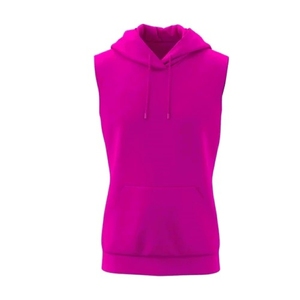 Hoodie sans manches personnalisable pour femme – Coton respirant de haute qualité – Vêtement d'extérieur décontracté et tendance pour femme - Product Image 3