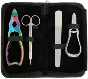 4 Pcs Podiatry Chiropody Instruments Thick Toe Nails Nippers Cutters Clippers Tools Set - Product Image 2
